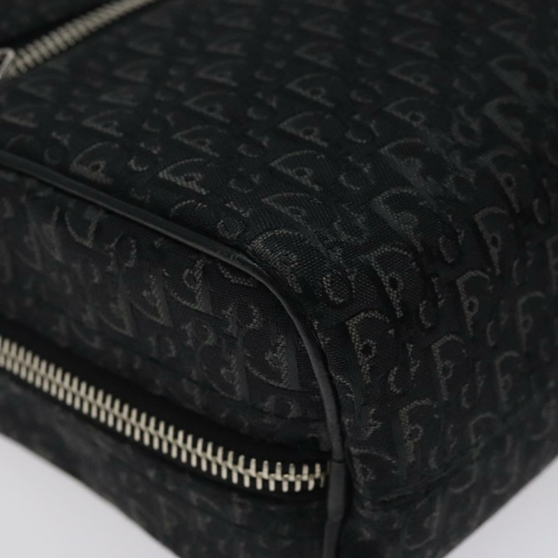 【日本直送】Christian Dior Trotter帆布手提包 黑色銀色 正品 117320M-13
