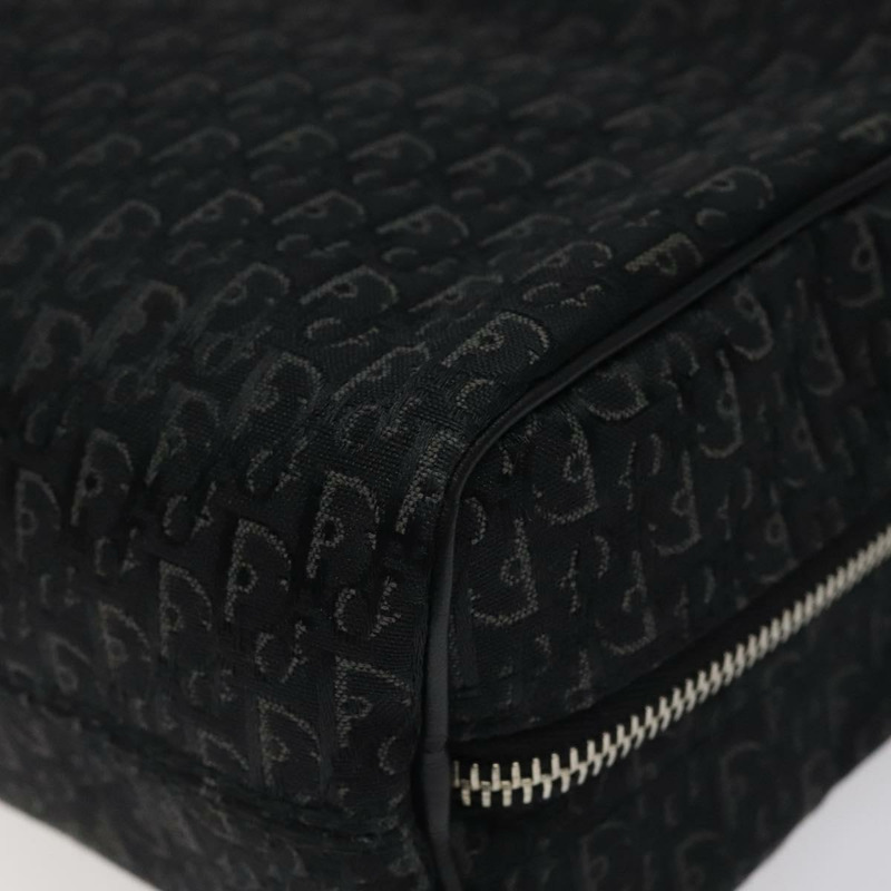 【日本直送】Christian Dior Trotter帆布手提包 黑色銀色 正品 117320M-14