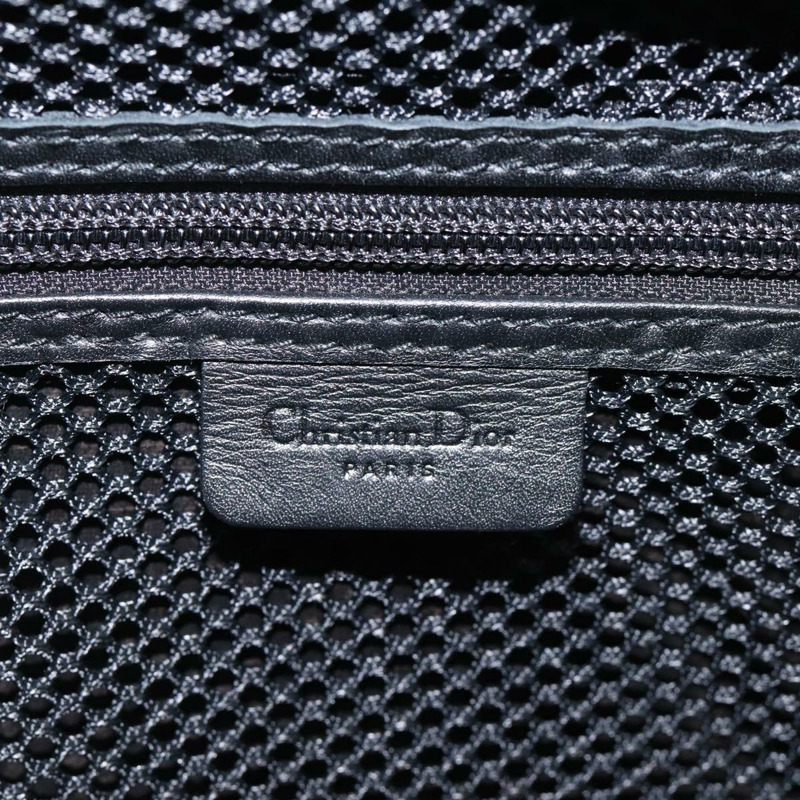 【日本直送】Christian Dior Trotter帆布手提包 黑色銀色 正品 117320M-17
