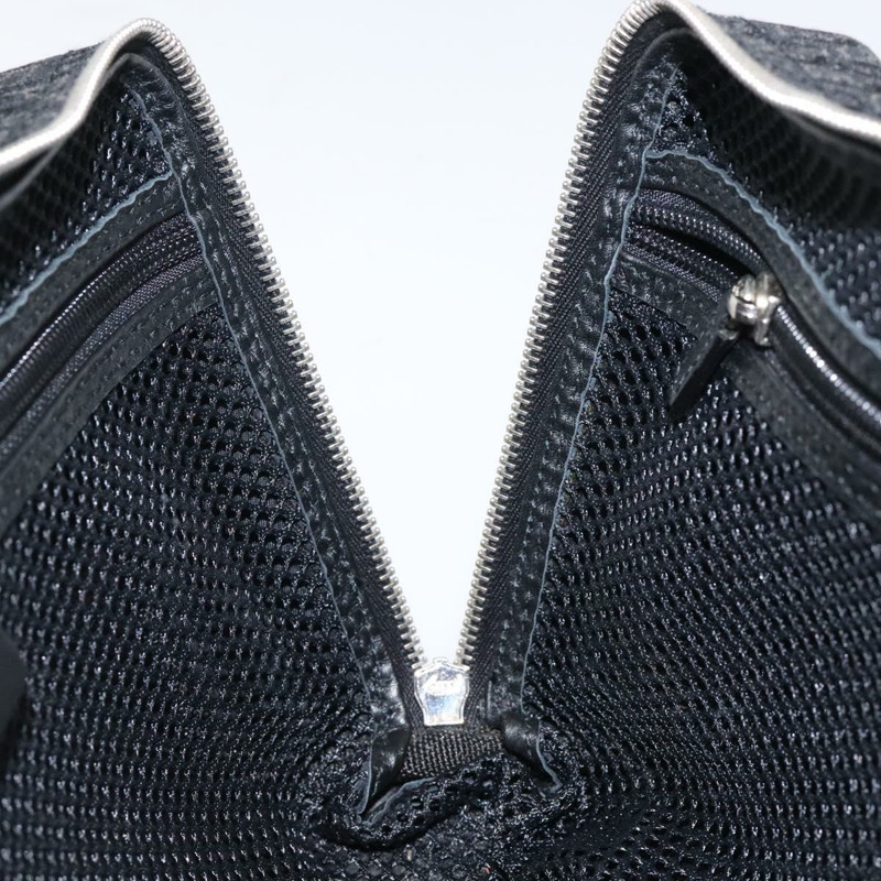 【日本直送】Christian Dior Trotter帆布手提包 黑色銀色 正品 117320M-18