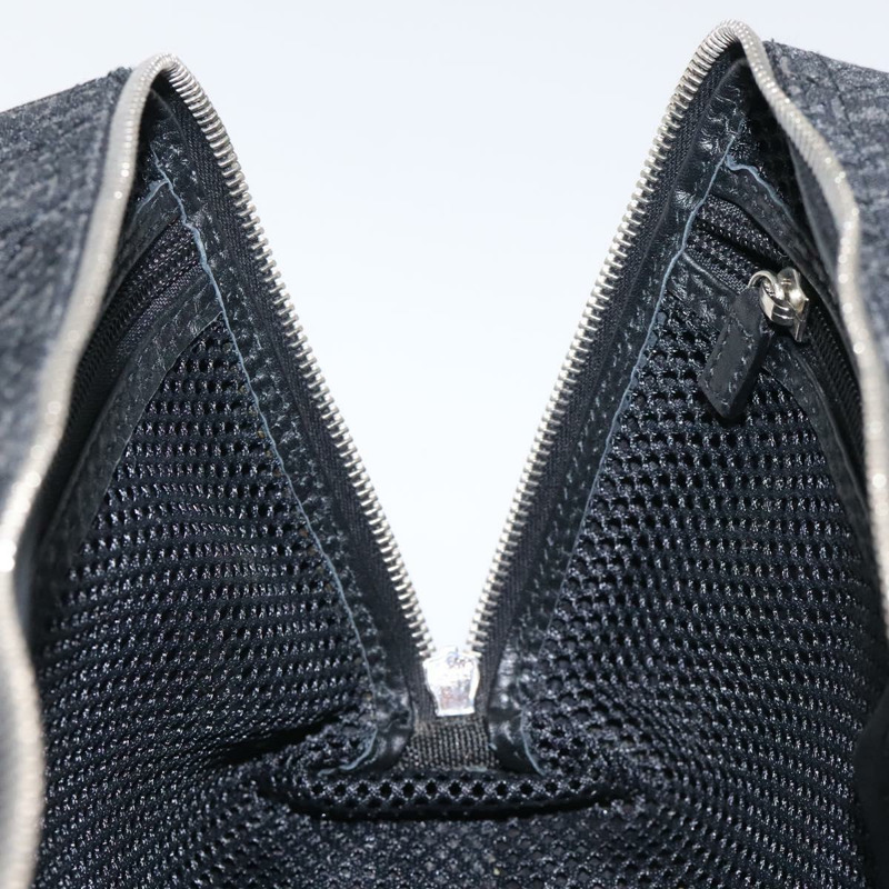 【日本直送】Christian Dior Trotter帆布手提包 黑色銀色 正品 117320M-19