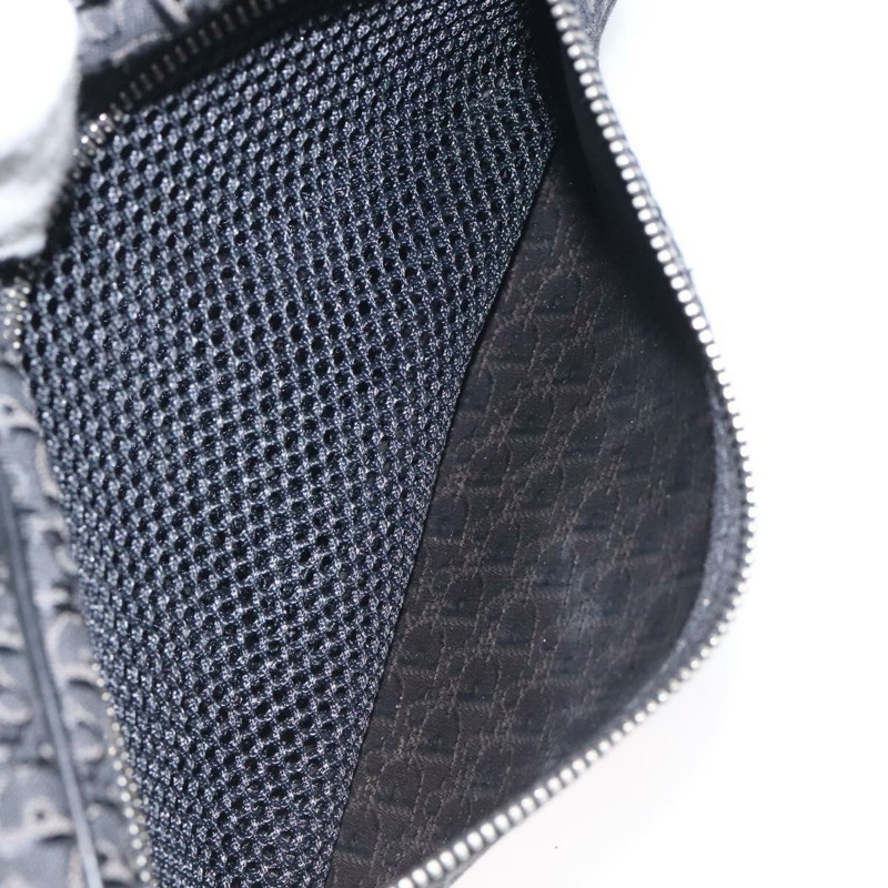 【日本直送】Christian Dior Trotter帆布手提包 黑色銀色 正品 117320M-22