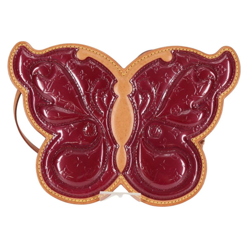 【日本直送】路易威登 Vernis Pochette Papillon 單肩包 紫色 M92270 正品 116413SAM-12