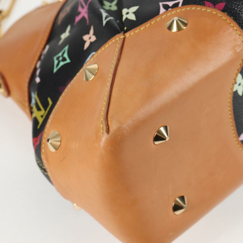 【日本直送】路易威登 Monogram Multicolor Judy GM 手提包 2way 黑色 M40254 LV Auth 116346M-14