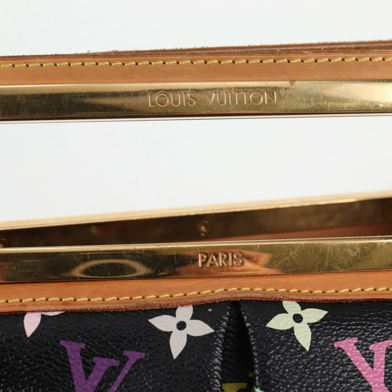 【日本直送】路易威登 Monogram Multicolor Judy GM 手提包 2way 黑色 M40254 LV Auth 116346M-18