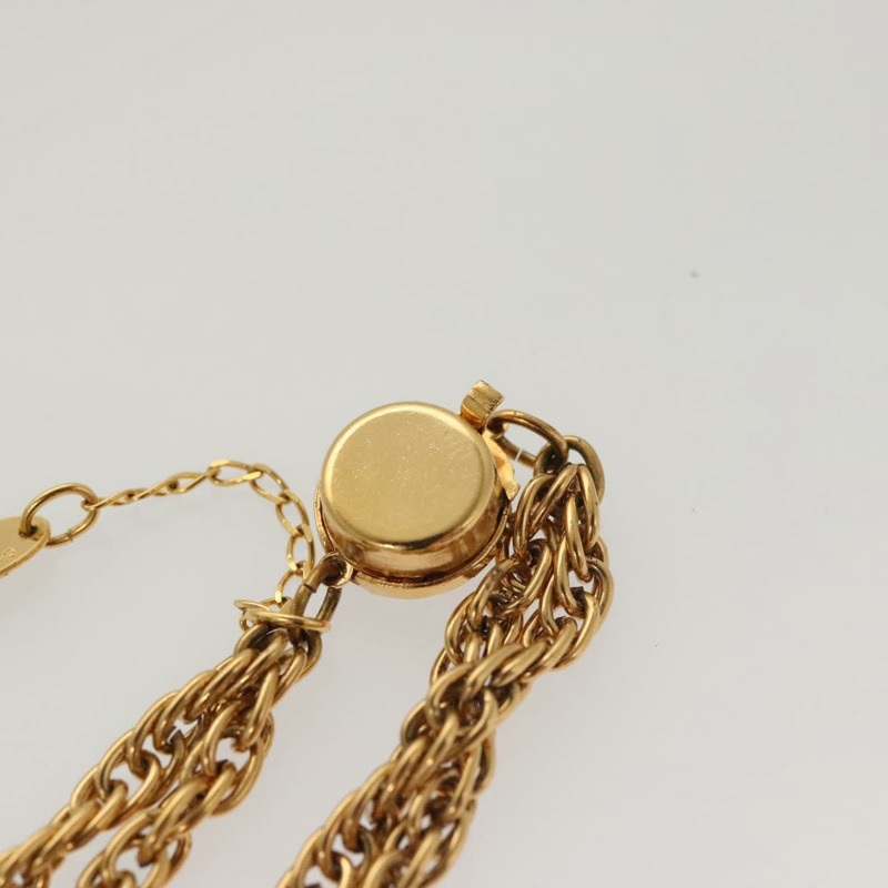 【日本直送】香奈兒 COCO 標誌項鍊，金色金屬材質，CC 標誌，正品 BA1373SAM-7