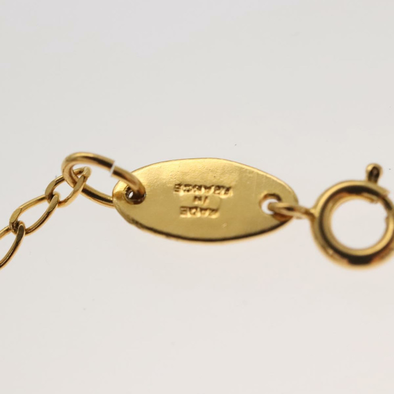 【日本直送】香奈兒 COCO 標誌項鍊，金色金屬材質，CC 標誌，正品 BA1373SAM-9