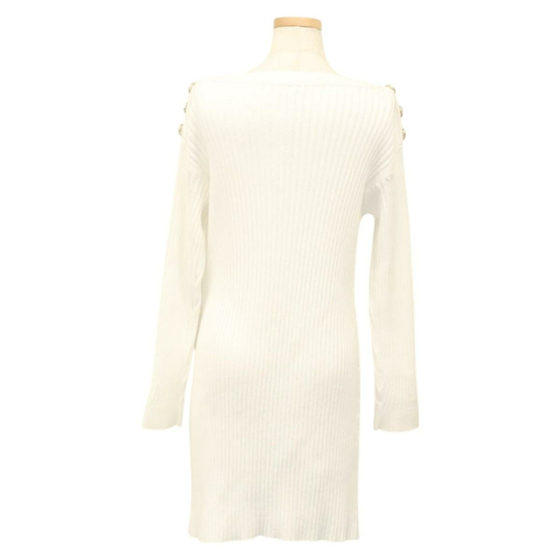 【日本直送】香奈兒 (CHANEL) 白色針織衫，CC 標誌，貨號 BA1351M-2