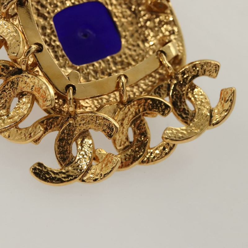 【日本直送】香奈兒 (CHANEL) 金屬金色雙C胸針，正品編號 BA1258SAM-14