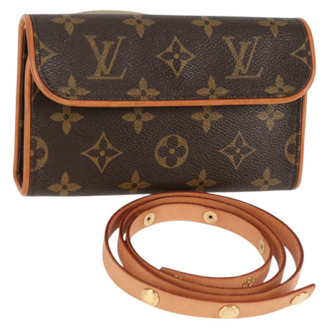 路易威登 Monogram Pochette Florentine 腰包 M51855 LV Auth 119590V