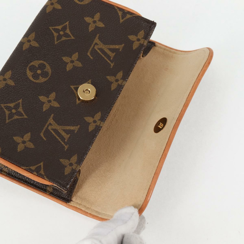 【日本直送】路易威登 Monogram Pochette Florentine 腰包 M51855 LV Auth 119590V-8