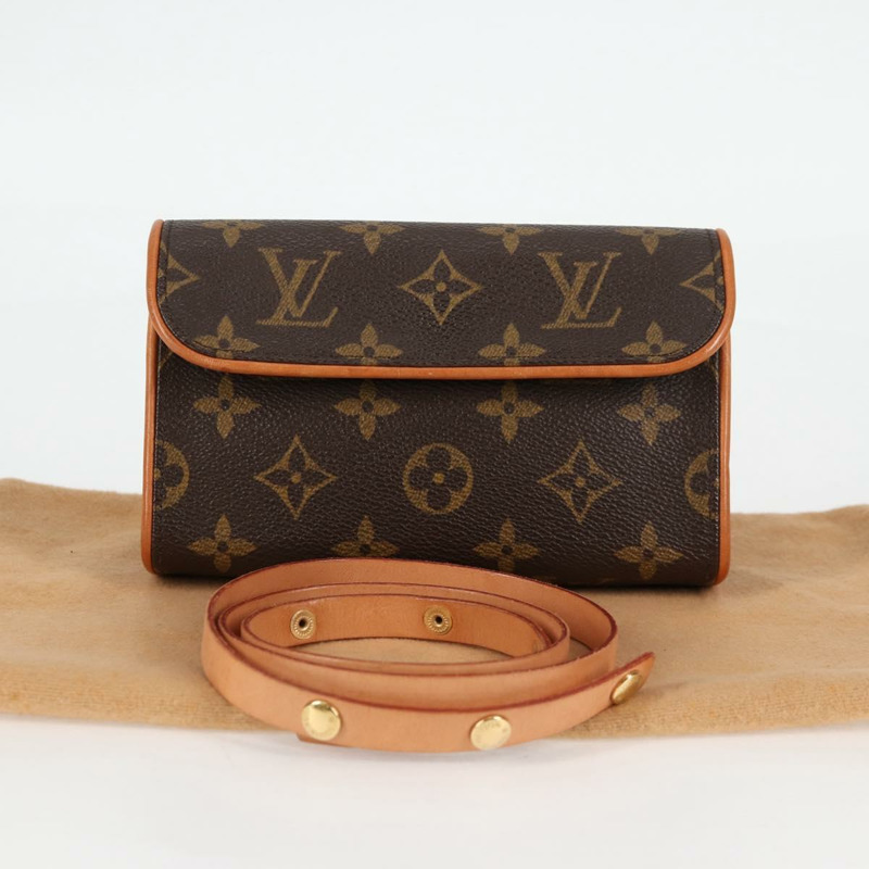 【日本直送】路易威登 Monogram Pochette Florentine 腰包 M51855 LV Auth 119590V-11