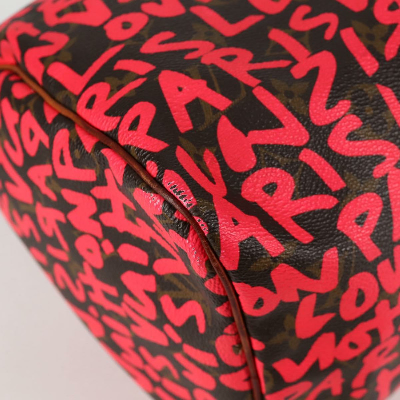 【日本直送】路易威登 Monogram Graffiti Speedy 30 手袋 橙色 M93705 LV 正品 116267M-8