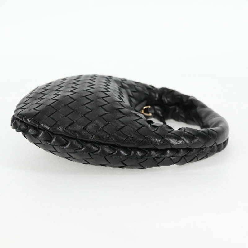 【日本直送】BOTTEGA VENETA INTRECCIATO 迷你流浪漢手提包皮革黑金正品 am8217M-3