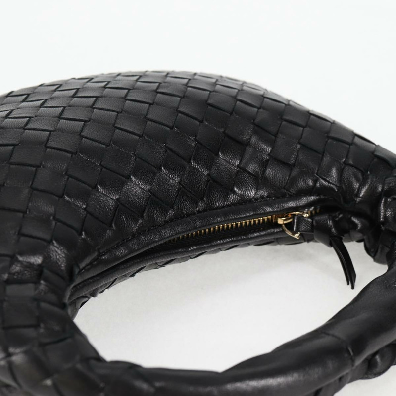 【日本直送】BOTTEGA VENETA INTRECCIATO 迷你流浪漢手提包皮革黑金正品 am8217M-5