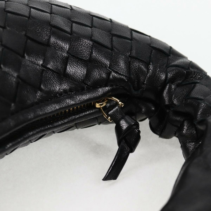 【日本直送】BOTTEGA VENETA INTRECCIATO 迷你流浪漢手提包皮革黑金正品 am8217M-16