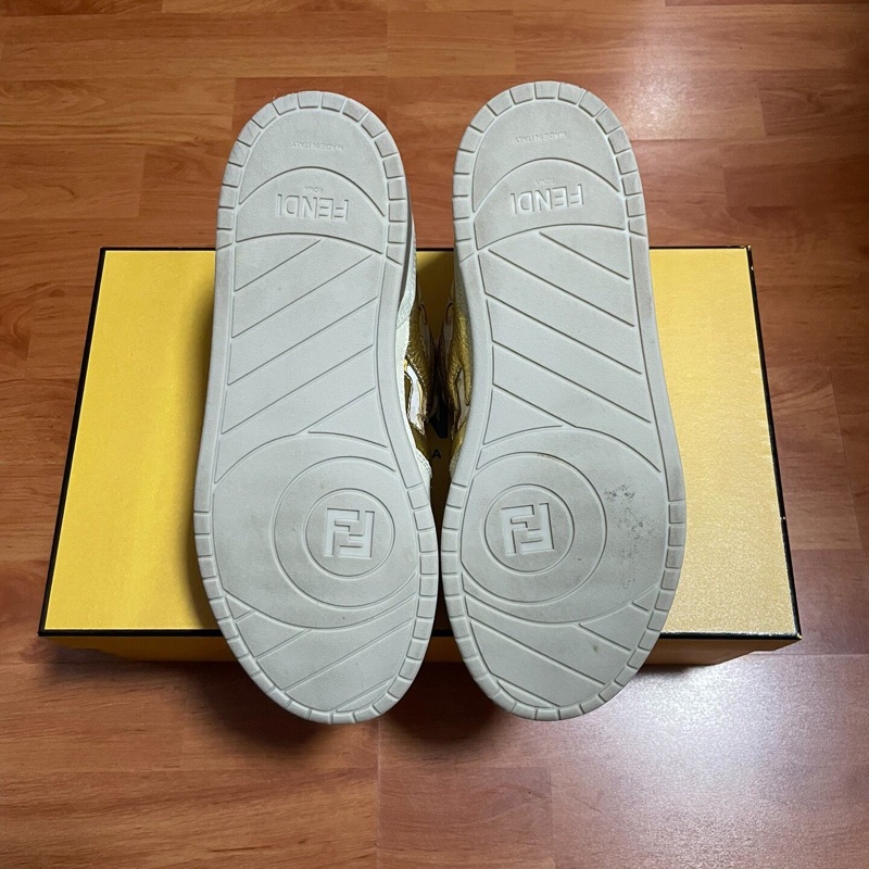 VERSACE/範思哲 x FENDI芬迪聯名板鞋女款 白色 38碼-6