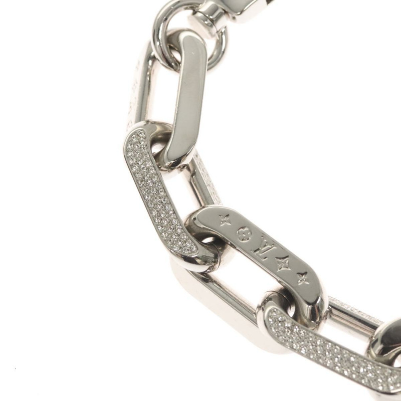 【日本直送】路易威登 Collier LV Edge GM 項鍊，金屬銀色，型號 MP3000，正品編號 116084SAM-3