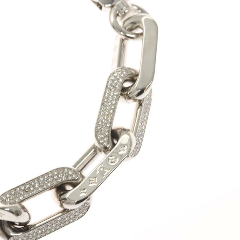 【日本直送】路易威登 Collier LV Edge GM 項鍊，金屬銀色，型號 MP3000，正品編號 116084SAM-10