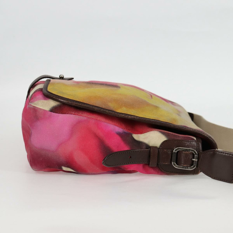 【日本直送】香奈兒刺繡單肩包 粉紅麂皮 CC 正品 120175SAV-3