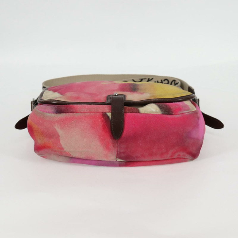 【日本直送】香奈兒刺繡單肩包 粉紅麂皮 CC 正品 120175SAV-4