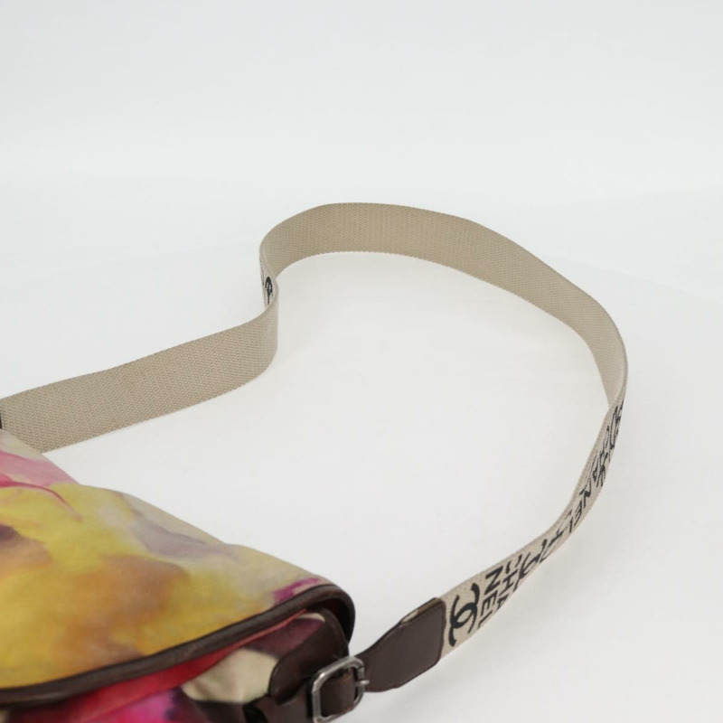 【日本直送】香奈兒刺繡單肩包 粉紅麂皮 CC 正品 120175SAV-14