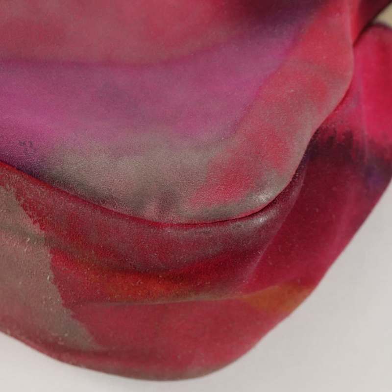 【日本直送】香奈兒刺繡單肩包 粉紅麂皮 CC 正品 120175SAV-17