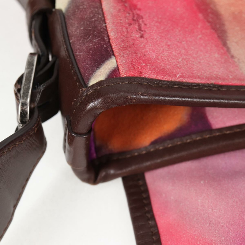 【日本直送】香奈兒刺繡單肩包 粉紅麂皮 CC 正品 120175SAV-22