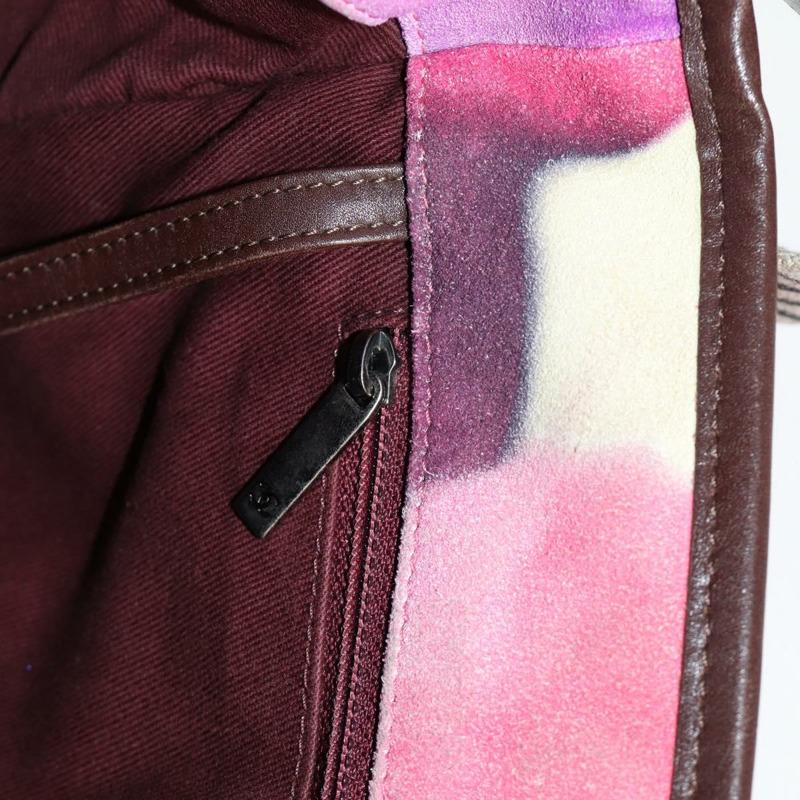 【日本直送】香奈兒刺繡單肩包 粉紅麂皮 CC 正品 120175SAV-26