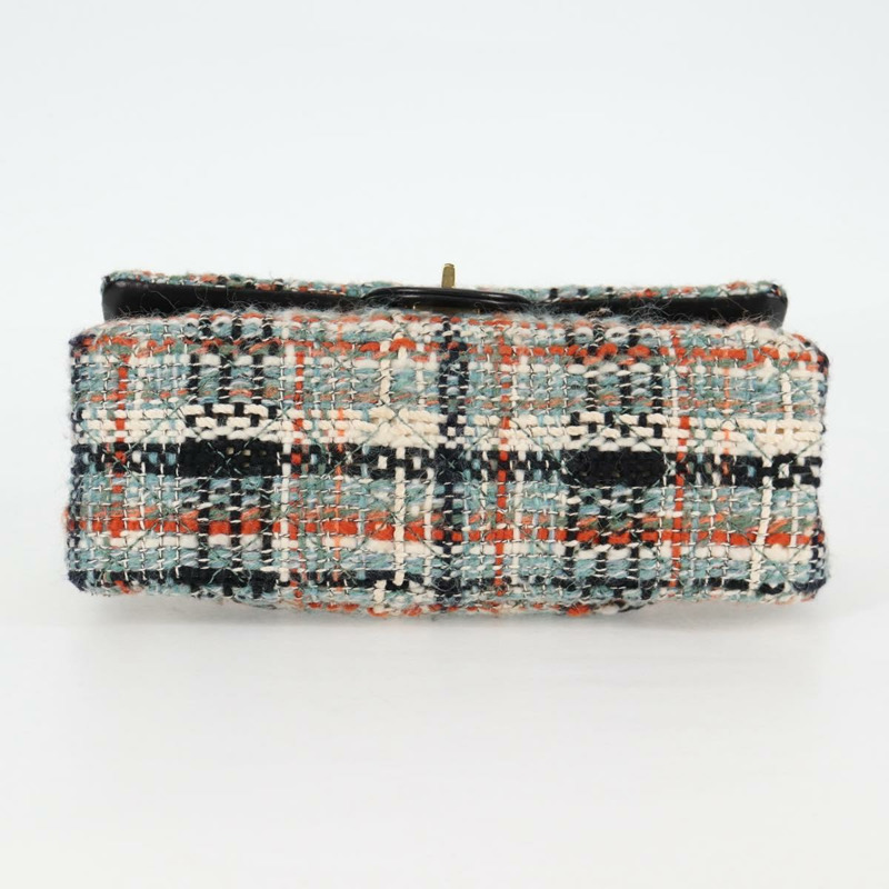 【日本直送】香奈兒 Matelasse 23 鏈條肩背包，斜紋軟呢淺藍色，金色雙C標誌，正品編號 120174SM-4