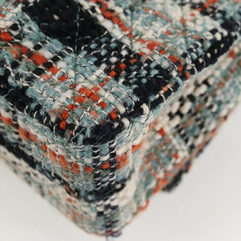 【日本直送】香奈兒 Matelasse 23 鏈條肩背包，斜紋軟呢淺藍色，金色雙C標誌，正品編號 120174SM-18