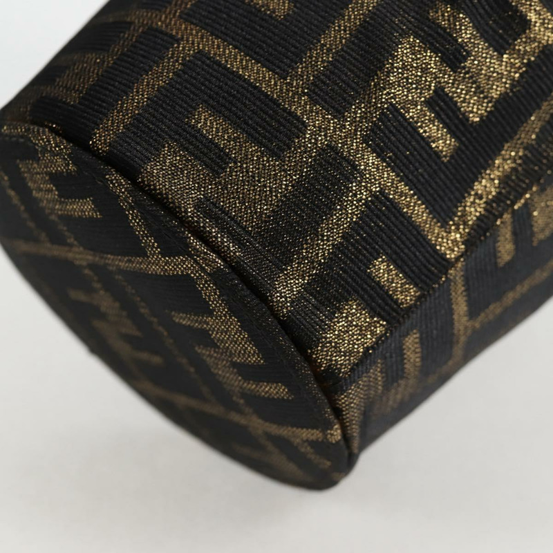 【日本直送】FENDI Zucca帆布單肩包 黑色棕色 正品 120527M-13