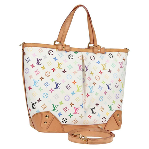 路易威登 (LOUIS VUITTON) 多彩 Shirley GM 手提包 2way 白色 M93214 LV 正品 115639SAM