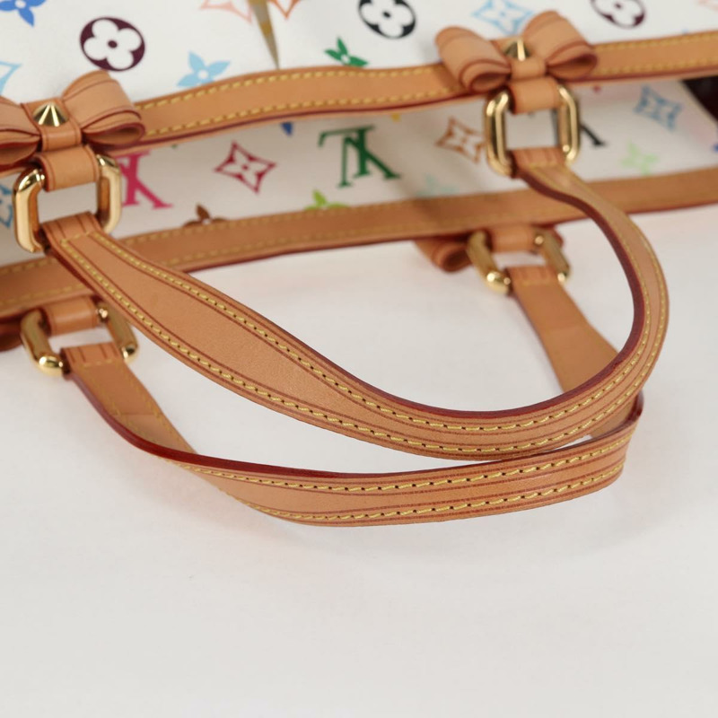 【日本直送】路易威登 (LOUIS VUITTON) 多彩 Shirley GM 手提包 2way 白色 M93214 LV 正品 115639SAM-8