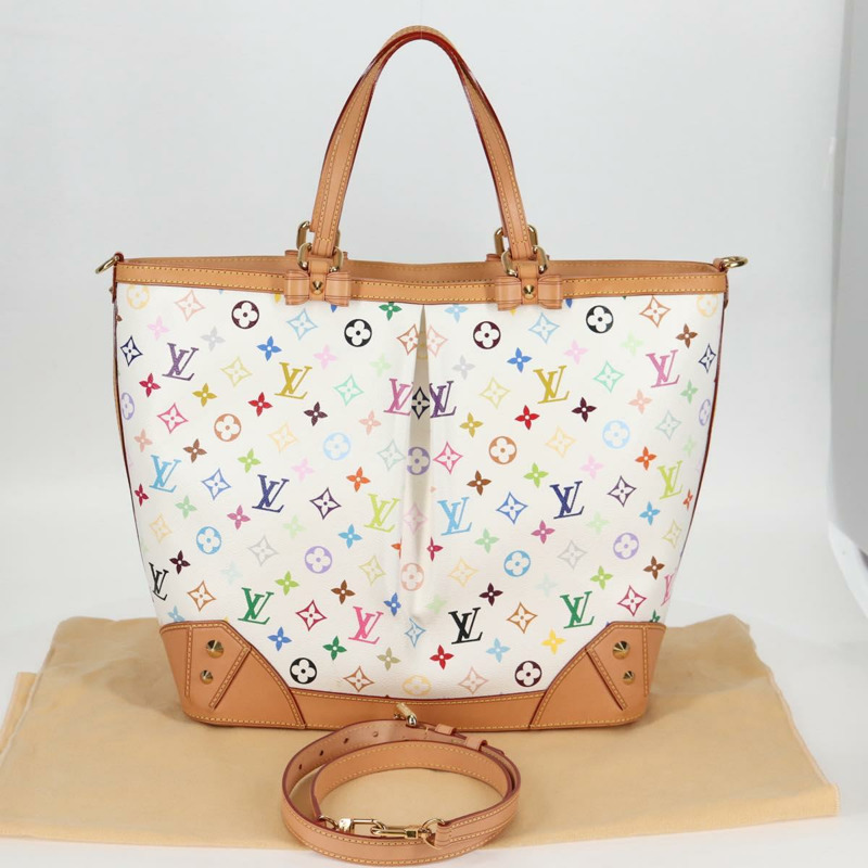 【日本直送】路易威登 (LOUIS VUITTON) 多彩 Shirley GM 手提包 2way 白色 M93214 LV 正品 115639SAM-11