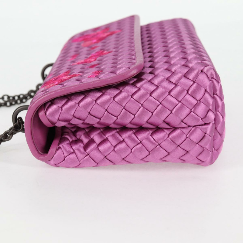 【日本直送】BOTTEGAVENETA INTRECCIATO 鏈條單肩包 皮革 紫色 正品 116278SAM-2