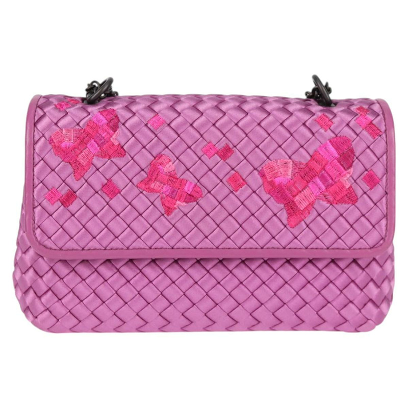 【日本直送】BOTTEGAVENETA INTRECCIATO 鏈條單肩包 皮革 紫色 正品 116278SAM-12