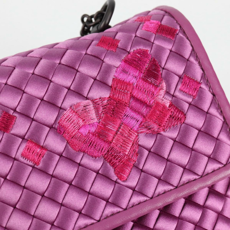 【日本直送】BOTTEGAVENETA INTRECCIATO 鏈條單肩包 皮革 紫色 正品 116278SAM-17