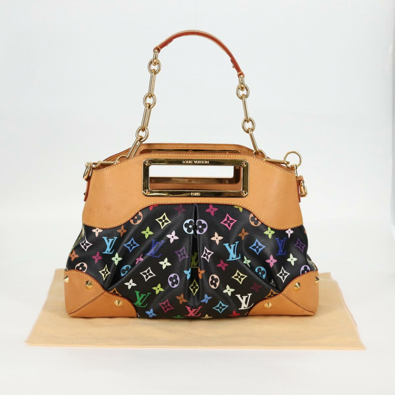 【日本直送】路易威登 Monogram Multicolor Judy MM 手提包 2Way M40256 LV Auth 121498M-11