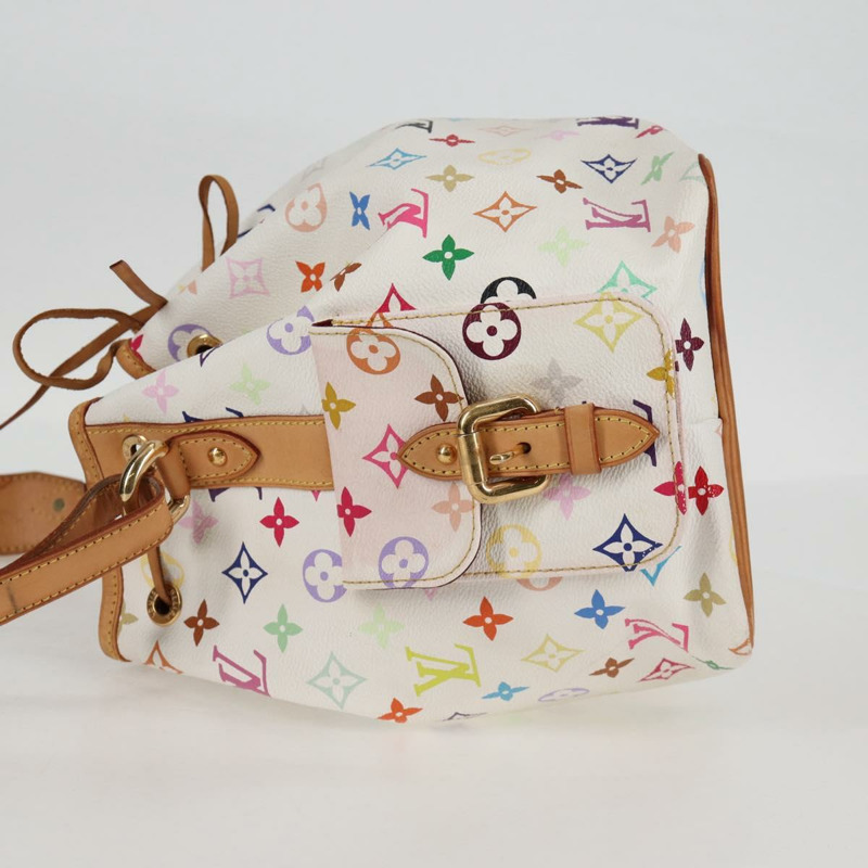 【日本直送】路易威登 Monogram Multicolor Petit Noe 白手袋 M42229 LV 正品 121428M-2