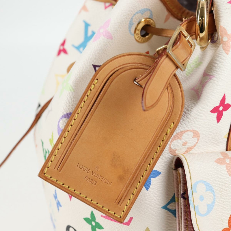 【日本直送】路易威登 Monogram Multicolor Petit Noe 白手袋 M42229 LV 正品 121428M-22