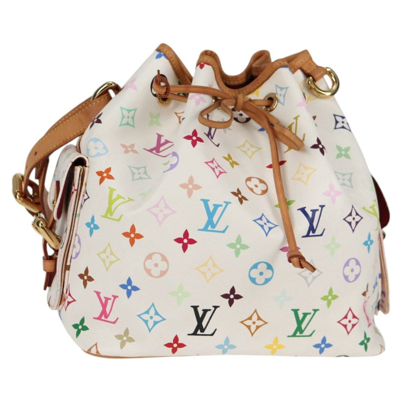 【日本直送】路易威登 Monogram Multicolor Petit Noe 白手袋 M42229 LV 正品 121500SAM-0