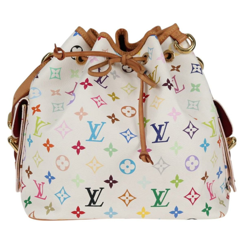 【日本直送】路易威登 Monogram Multicolor Petit Noe 白手袋 M42229 LV 正品 121500SAM-12