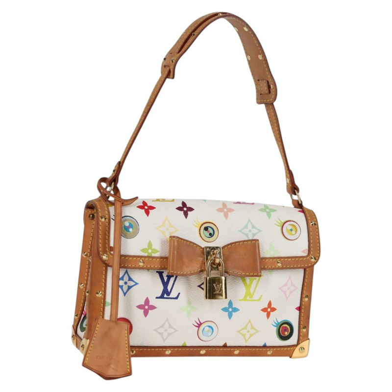 【日本直送】路易威登 Monogram Pochette Eye Miss You 手提包 白色 M92055 正品 121439M-0