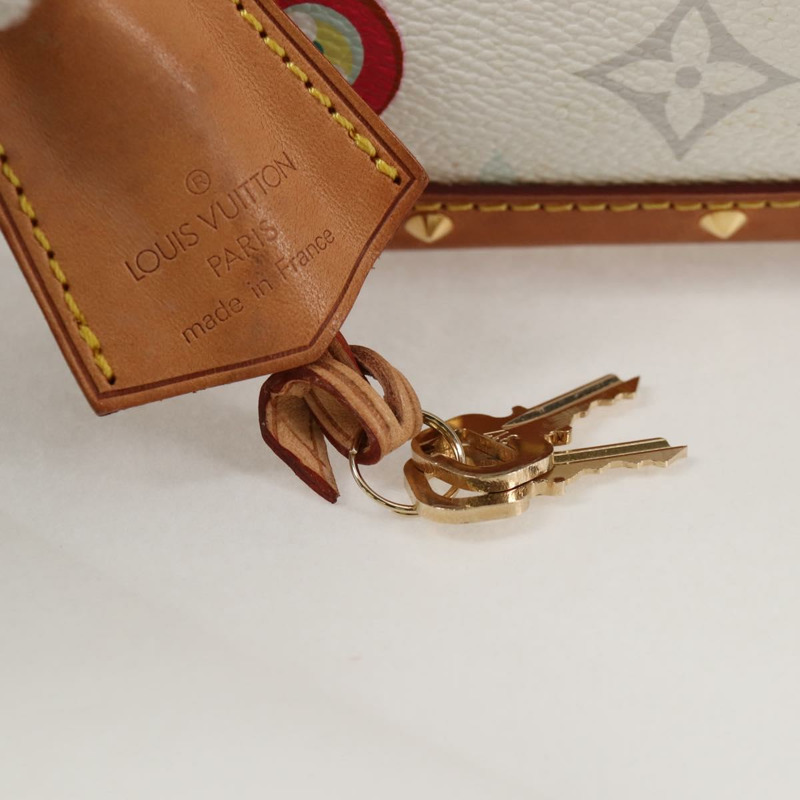 【日本直送】路易威登 Monogram Pochette Eye Miss You 手提包 白色 M92055 正品 121439M-7