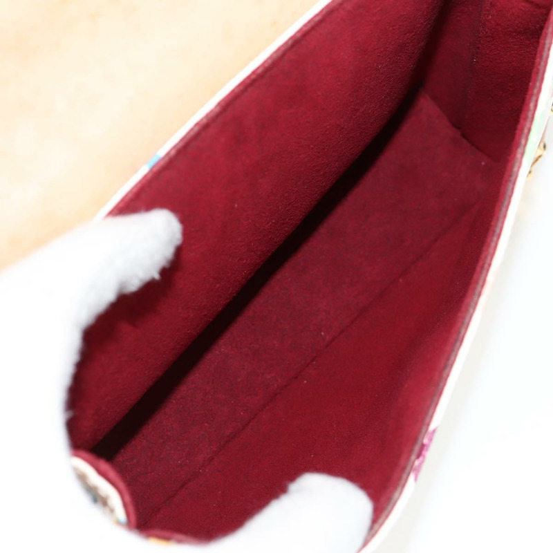 【日本直送】路易威登 Monogram Pochette Eye Miss You 手提包 白色 M92055 正品 121439M-9