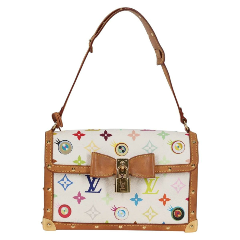 【日本直送】路易威登 Monogram Pochette Eye Miss You 手提包 白色 M92055 正品 121439M-12