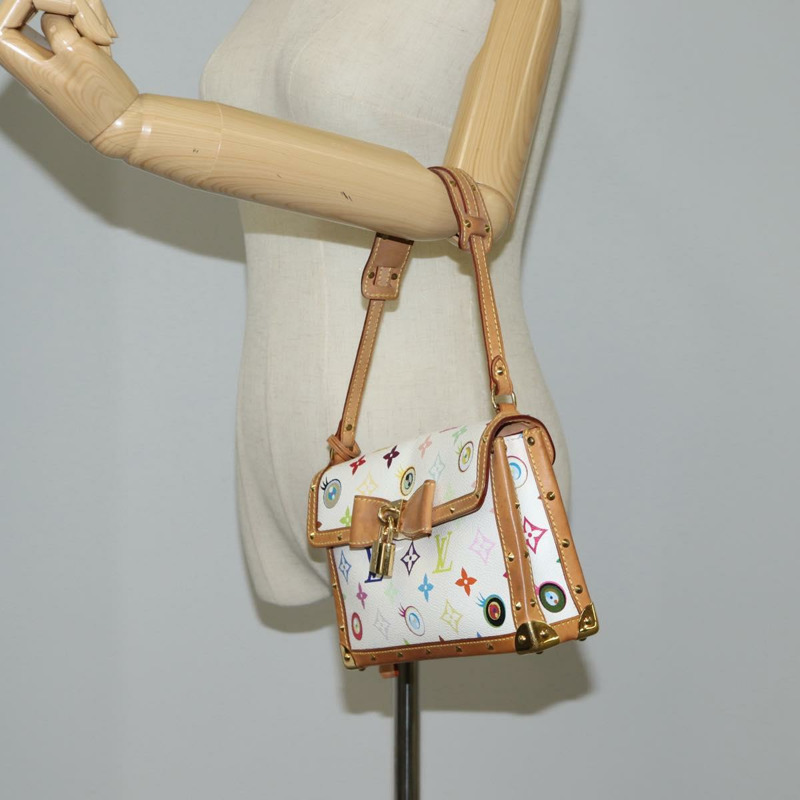 【日本直送】路易威登 Monogram Pochette Eye Miss You 手提包 白色 M92055 正品 121439M-22