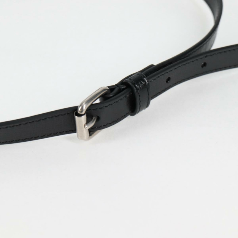 【日本直送】GUCCI GG Supreme 手機支架單肩包 PVC 黑銀 724357 正品 sw385M-7