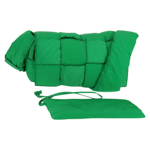 BOTTEGA VENETA MAXI INTRECCIATO 尼龍材質加厚科技卡帶包 Auth 115238M